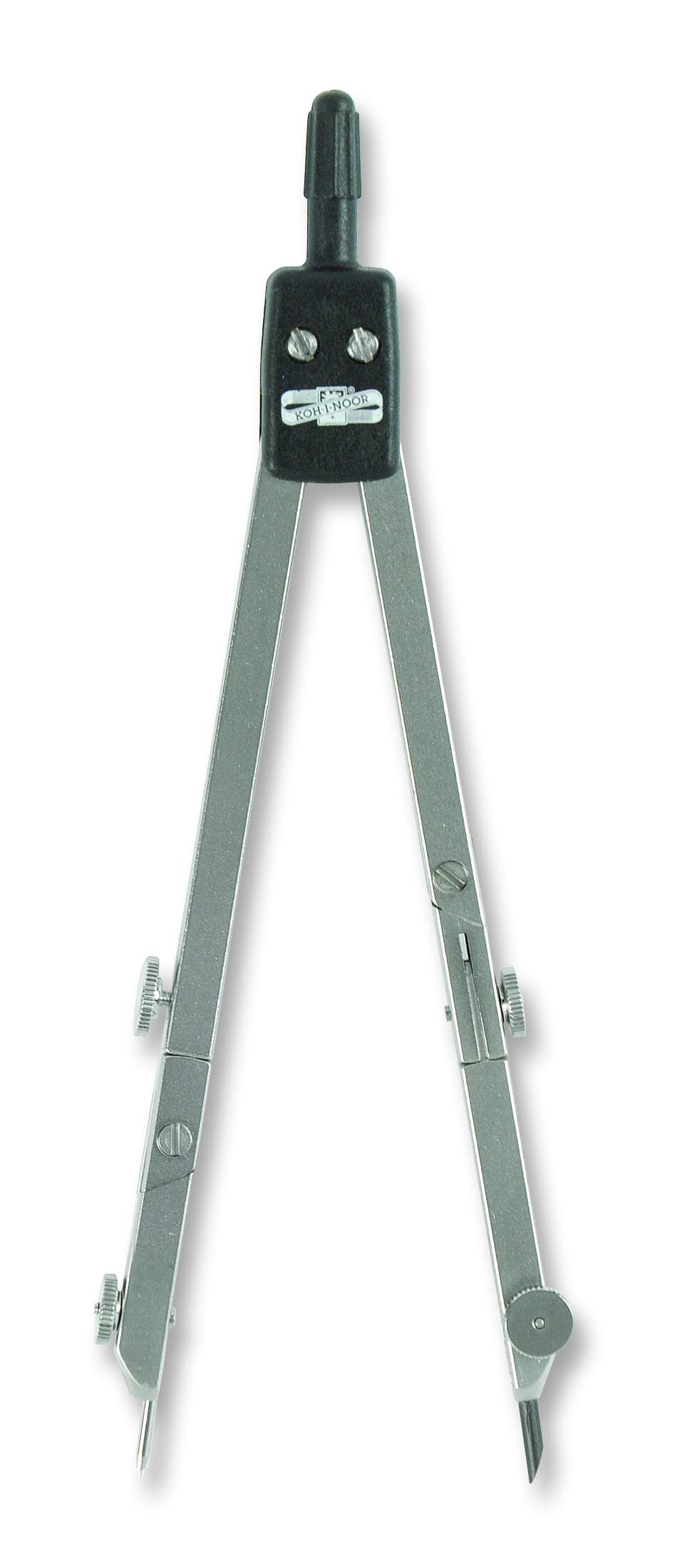 Zirkel Metall- Schulzirkel mit 2 Kniegelenken , PVC-Verpackung