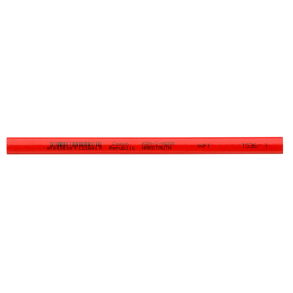Zimmermannsbleistift Standardl„nge - H&#228;rtegrad 1  / Soft -