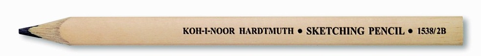 Skizzierbleistift  f&#252;r Handwerker - Gradation 2B - im 12er Pack