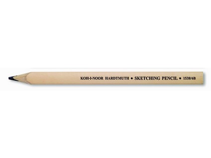 Skizzierbleistift  f&#252;r Handwerker - Gradation 6B - im 12er Pack