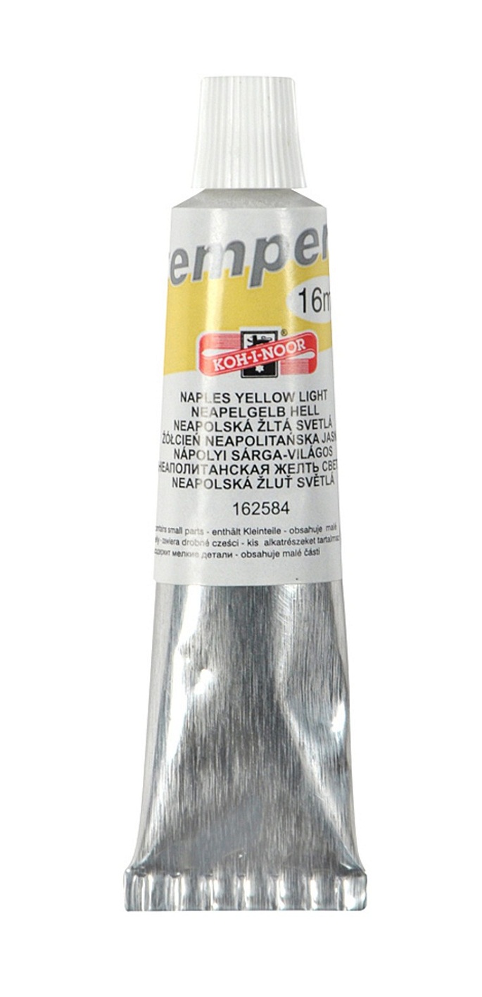 Temperafarbe 16 ml  / Tube  - Light Naples Yellow
