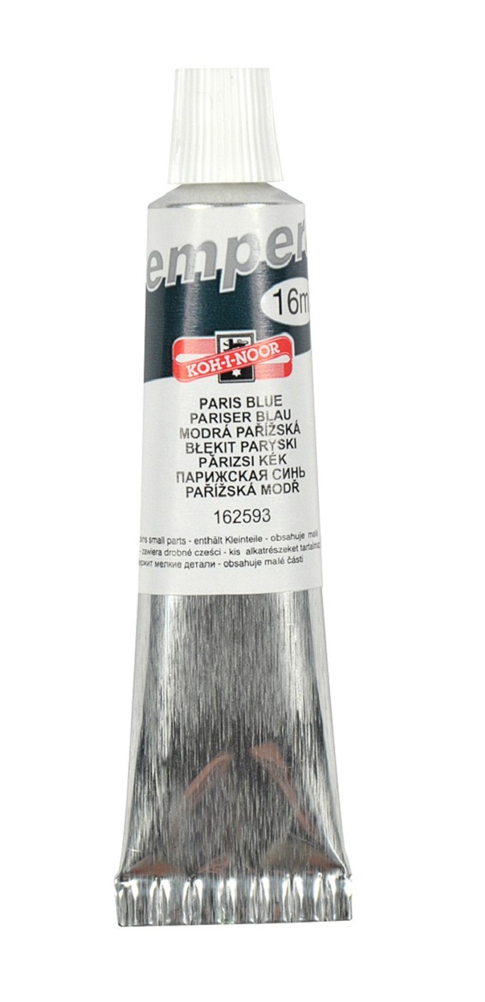 Temperafarbe 16 ml  / Tube  - Paris Blue