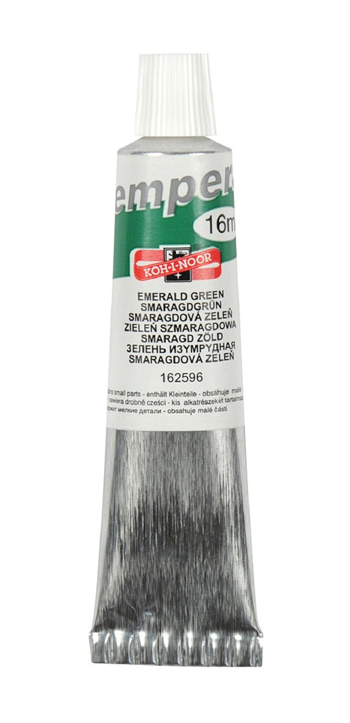 Temperafarbe 16 ml  / Tube  - Emerald Green
