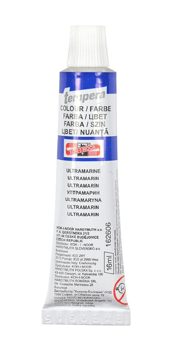 Temperafarbe 16 ml / Tube  - Ultramarine Blue