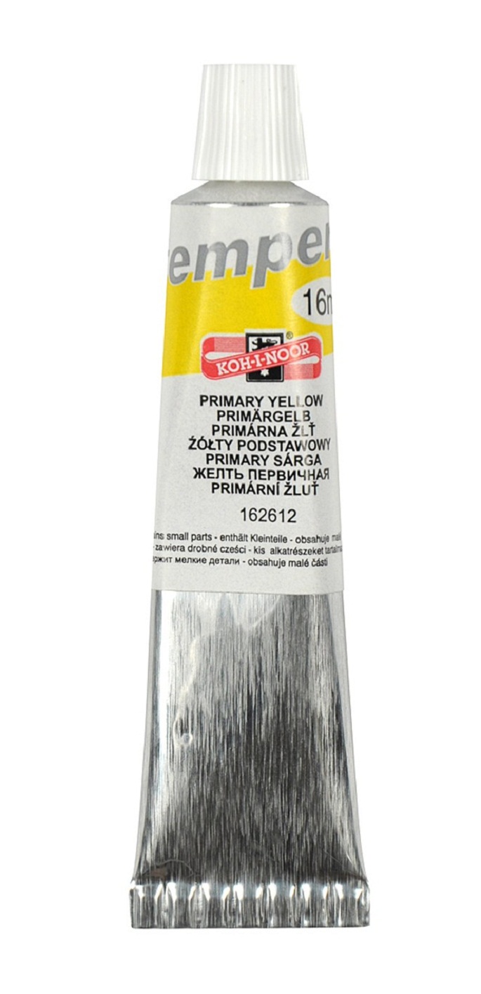Temperafarbe 16 ml  / Tube  - Primary Yellow