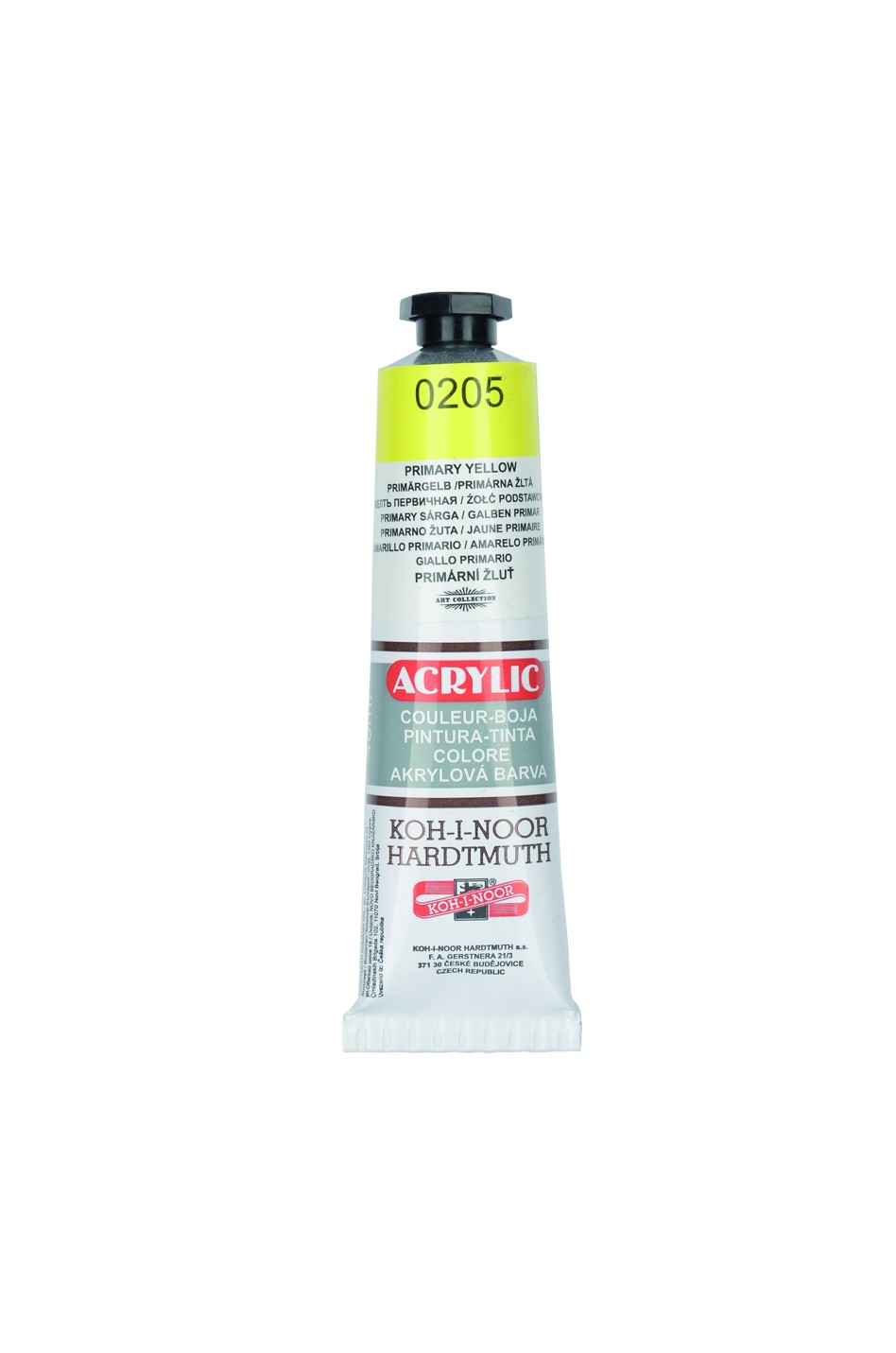 Acrylfarbe 40 ml Tube  - Primary Yellow / 0205