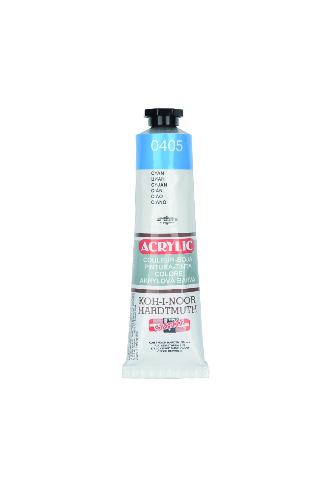 Acrylfarbe 40 ml Tube - Cyan / 0405