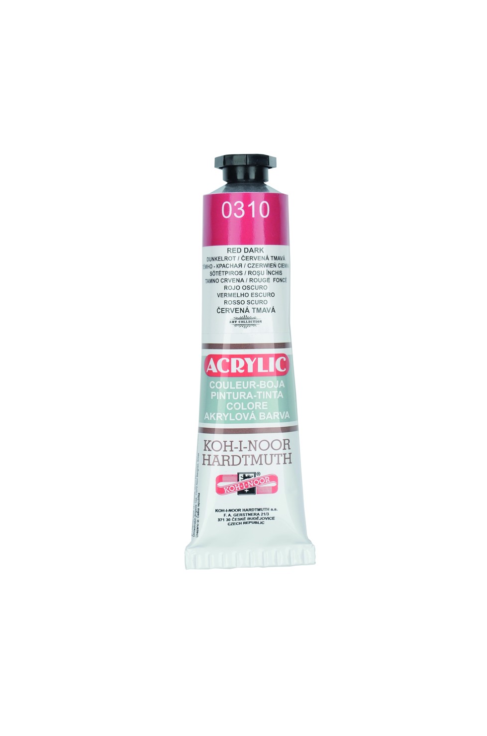 Acrylfarbe 40 ml Tube  - Dark Red / 0310