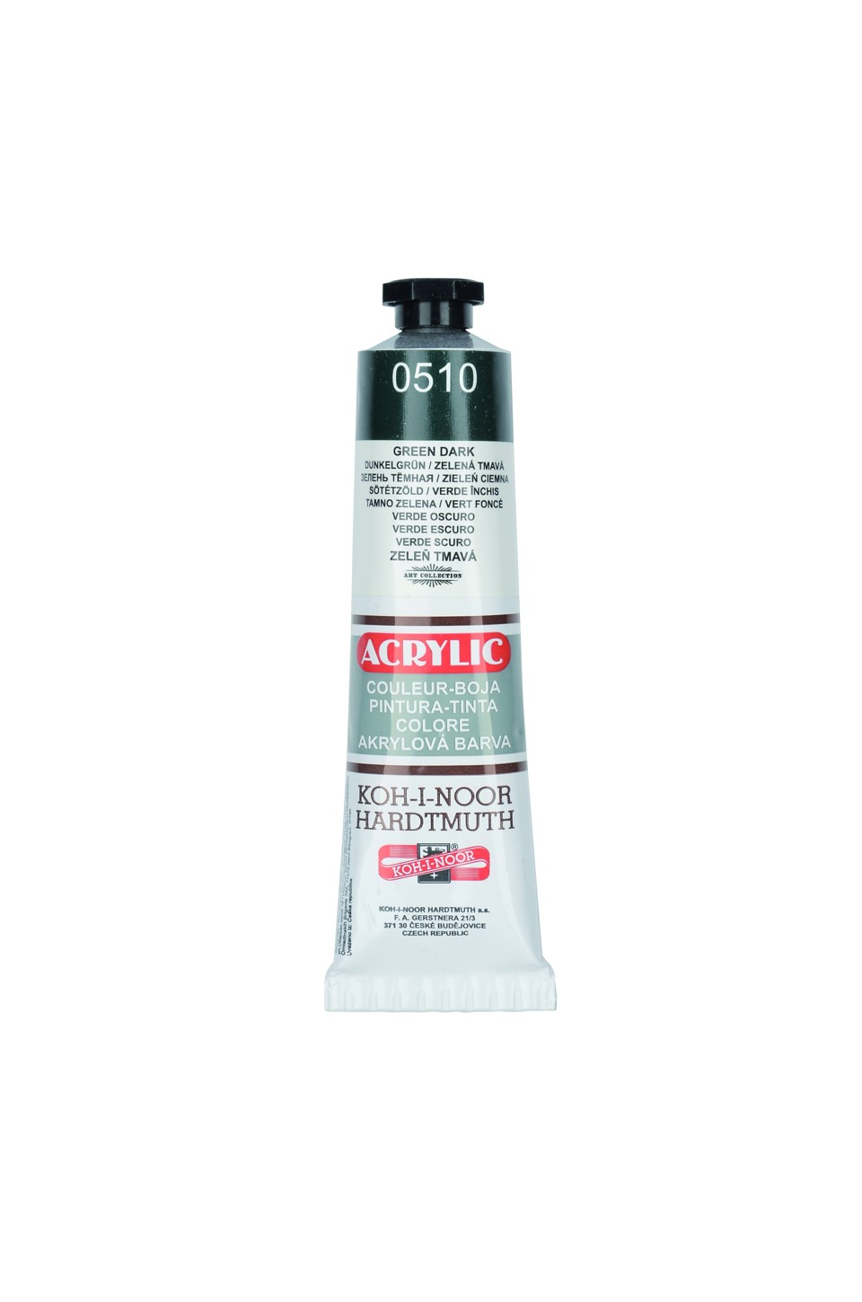 Acrylfarbe 40 ml Tube  - Dark Green / 0510