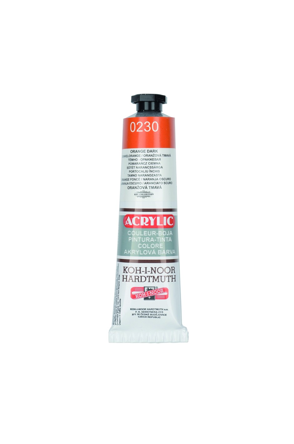 Acrylfarbe 40 ml Tube  -  Dark Orange / 0230