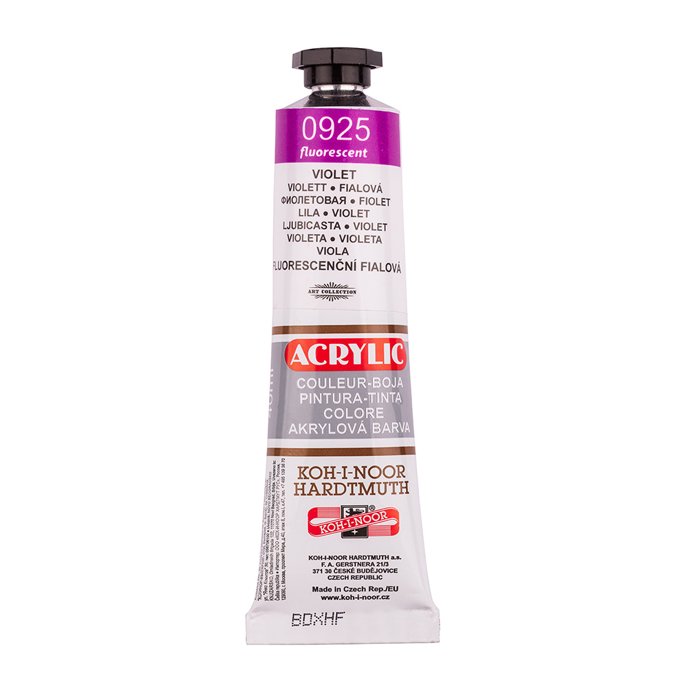 Acrylfarbe 40 ml Tube  - Violett fluoreszierend / 0925