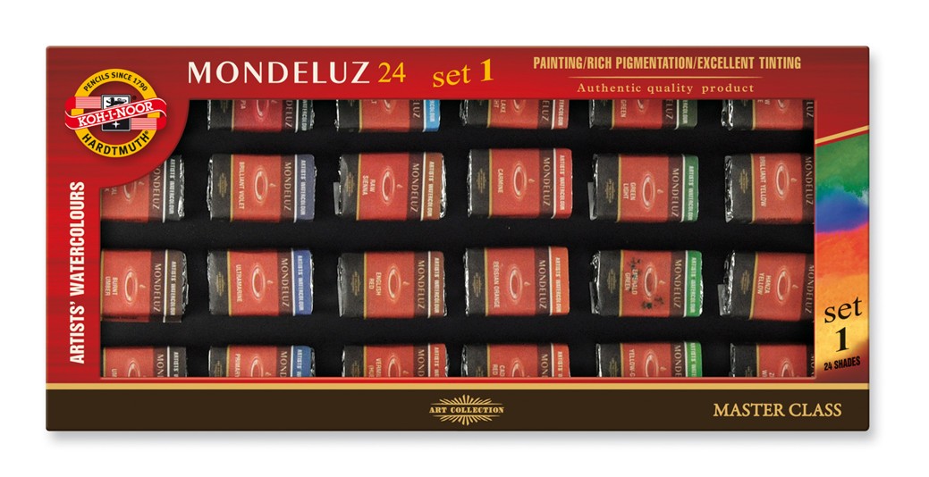 Aquarellfarben- Set &quot;  Mondeluz&quot;  24er Set -  Zusatzfarben Set 1