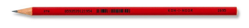 Bleistifte - Schulbleistifte  mit rundem Profil &quot; Rot &quot;  Gradation HB -  im 144 Pack