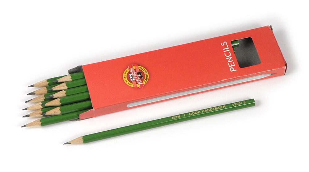 Bleistifte - Schulbleistifte - H&#228;rtegrad 3 / hart - im 12er Pack