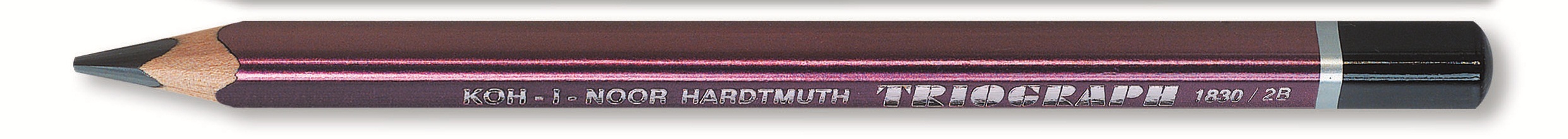 Graphitstifte Jumbo Metallic / Triograph 5,6 mm - Gradation 1830 / 2B - im 6er Pack