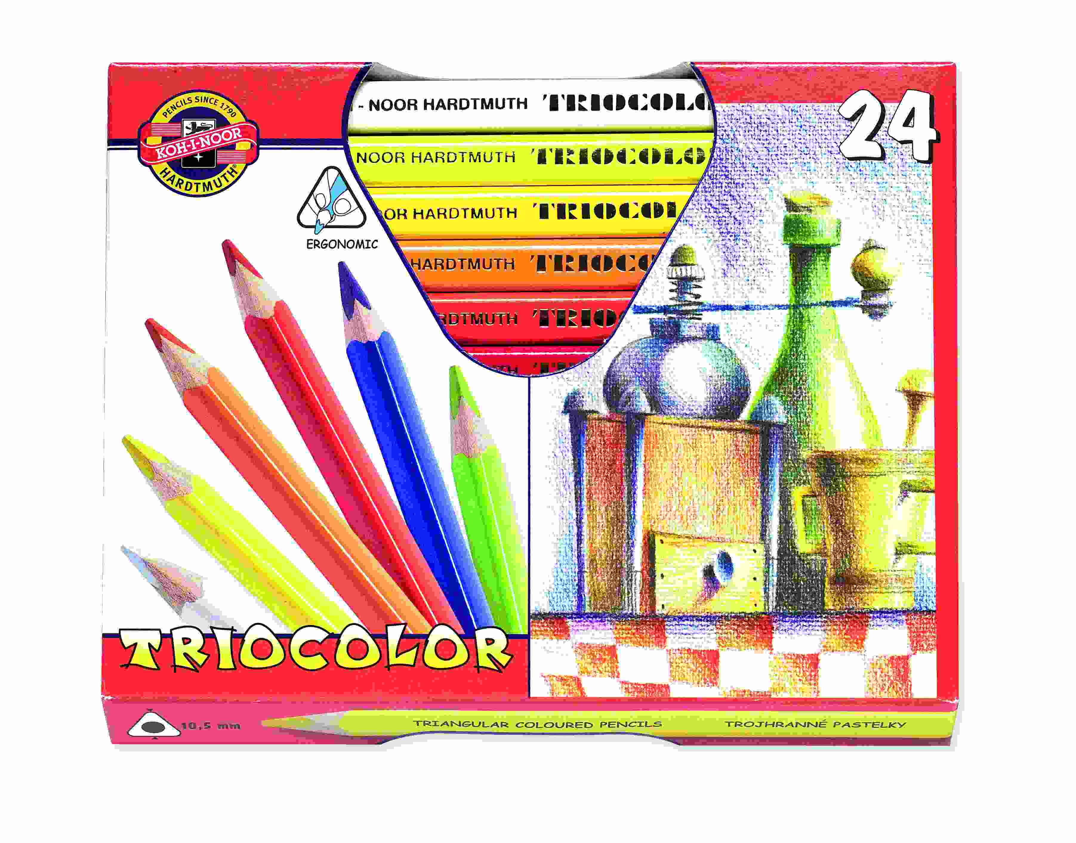 Buntstifte Triocolor  Jumbo / Schulfarbstifte   24er Pack