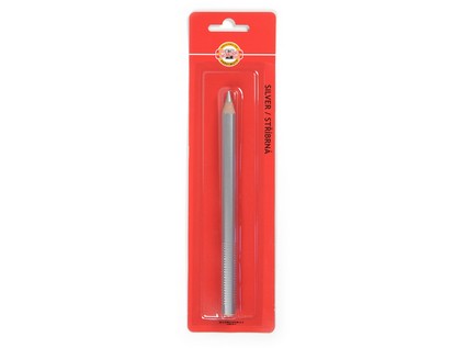 Buntstifte &quot;Omega&quot; Jumbo Farbstift - Silber -  im Blister
