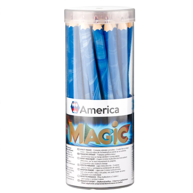 Farbstift Magic &quot; America Blue &quot;  Jumbo 30er Box
