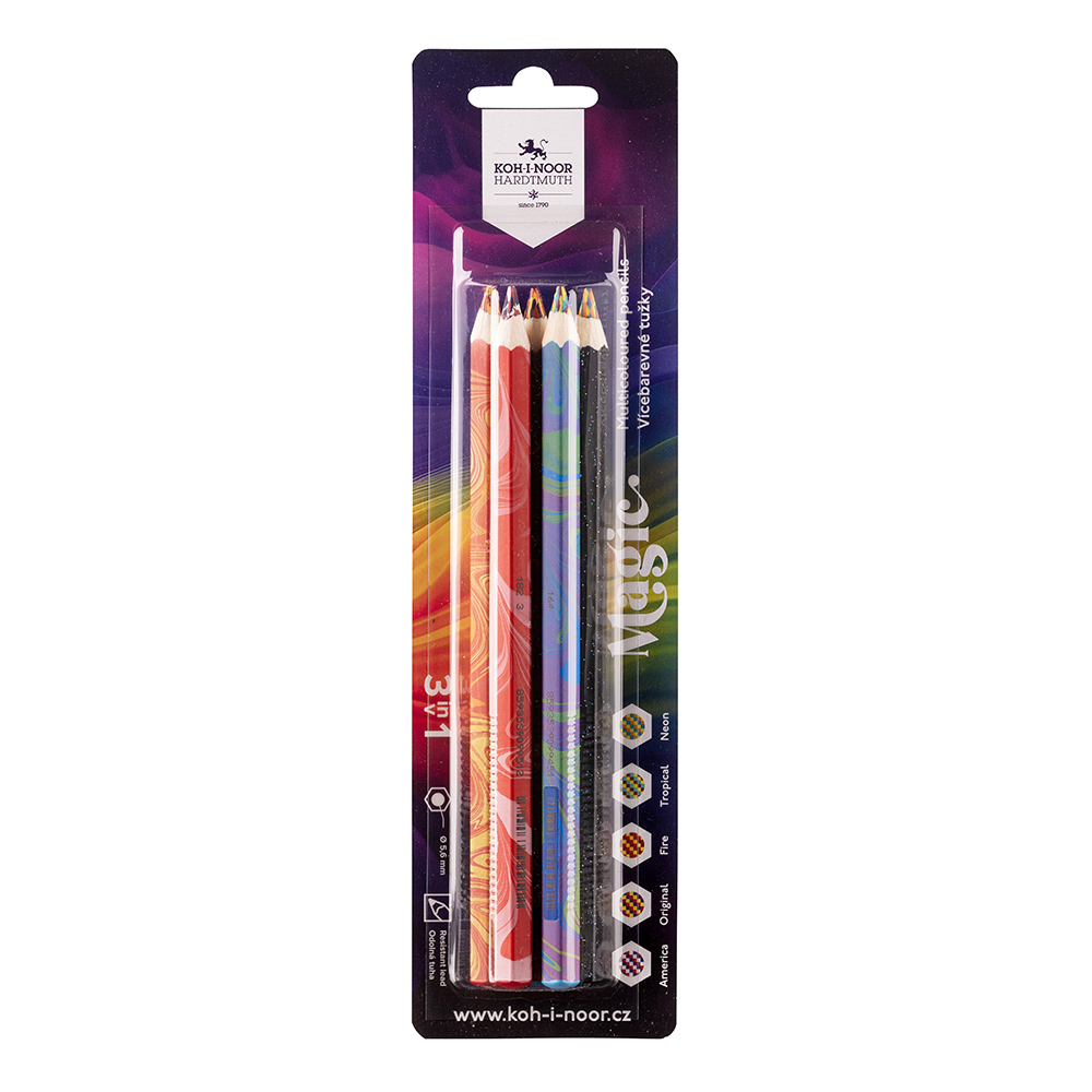 Farbstift Magic &quot; Sortierung &quot; Jumbo 5,6 mm Mine  im 5er Blister