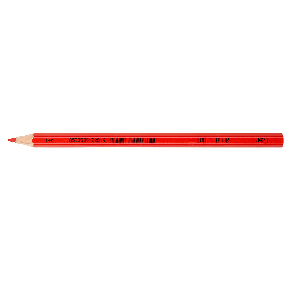 B&#252;rofarbstifte  Jumbo  - Rot - im 12er Pack