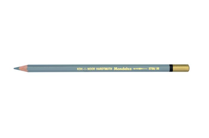 Aquarell- Buntstifte Mondeluz 12 St&#252;ck  - Nr. 35  Platine Grey