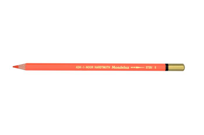 Aquarell- Buntstifte Mondeluz 12 St&#252;ck  - Nr. 5  Reddish Orange