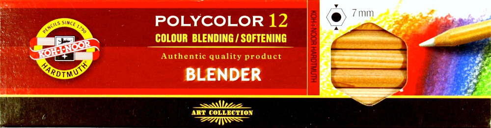 Polycolor- K&#252;nstlerstift  Blender - Mischstift - 0 - , im 12er Pack