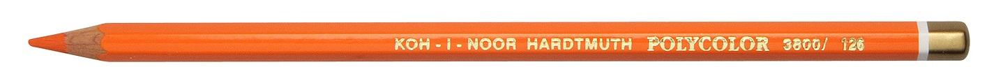 Polycolor- K&#252;nstlerfarbstifte 12 St&#252;ck - 126 / Persian Orange -
