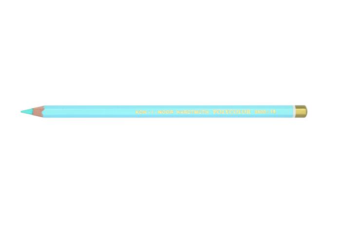 Polycolor- K&#252;nstlerfarbstifte  12 St&#252;ck  - 15 / Ice Blue -