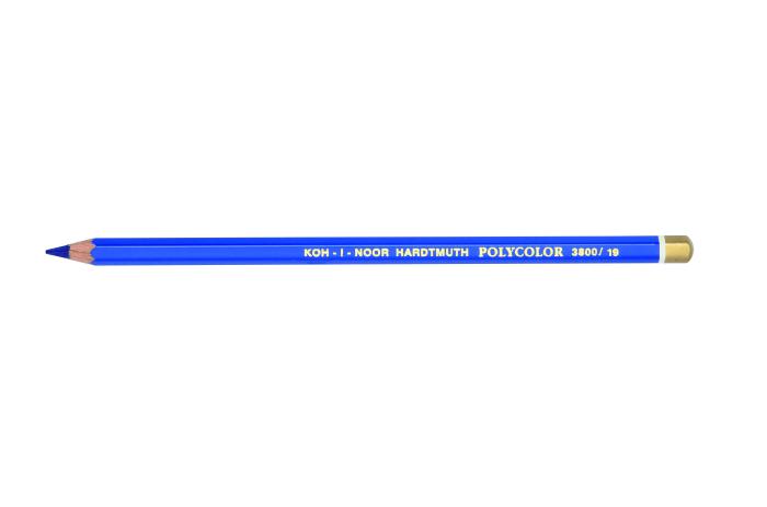 Polycolor- K&#252;nstlerfarbstifte  12 St&#252;ck  - 19 / Sapphire Blue -