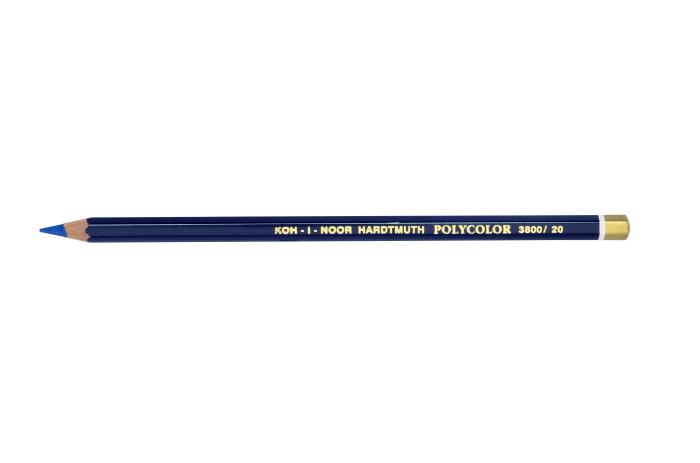 Polycolor- K&#252;nstlerfarbstifte  12 St&#252;ck  - 20 / Prussian Blue -