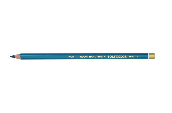 Polycolor- K&#252;nstlerfarbstifte  12 St&#252;ck  - 21 / Bluish Green -