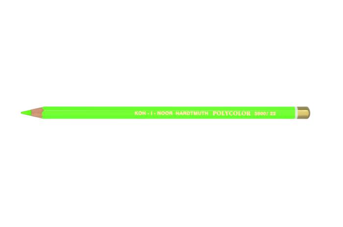 Polycolor- K&#252;nstlerfarbstifte  12 St&#252;ck  - 22 / Yellowish Green -