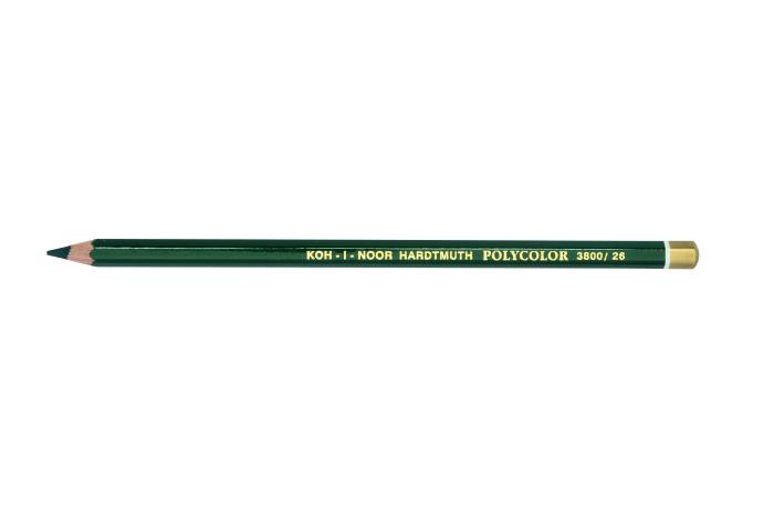 Polycolor- K&#252;nstlerfarbstifte  12 St&#252;ck  - 26 / Dark Green -