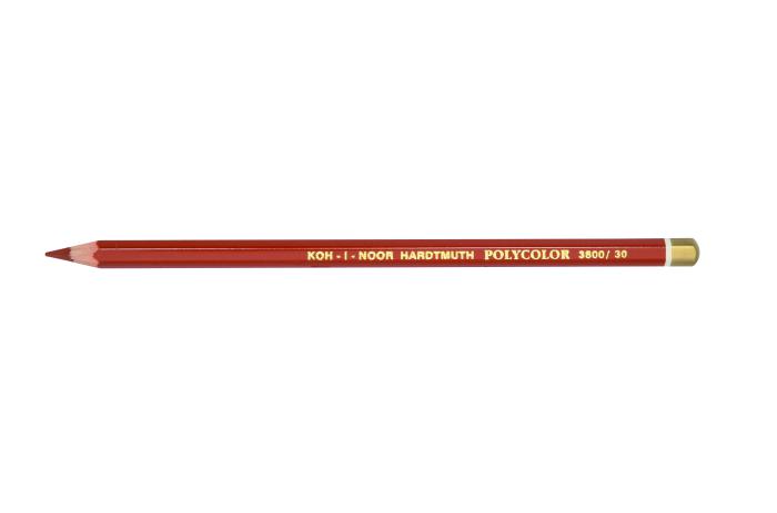Polycolor- K&#252;nstlerfarbstifte  12 St&#252;ck  - 30 / Reddish Brown -