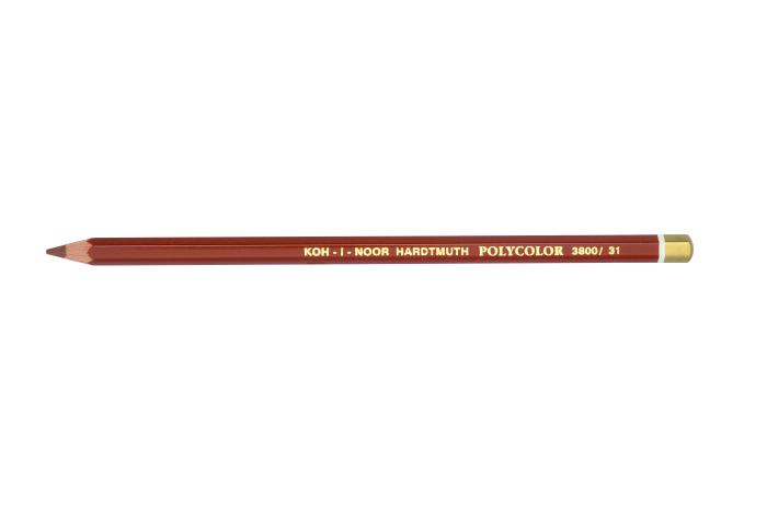 Polycolor- K&#252;nstlerfarbstifte  12 St&#252;ck  - 31 / Light Brown -