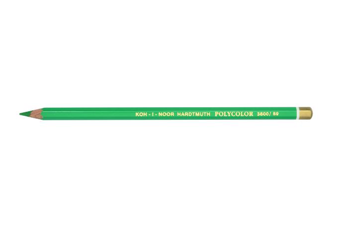Polycolor- K&#252;nstlerfarbstifte  12 St&#252;ck  - 59 / Grass Green -