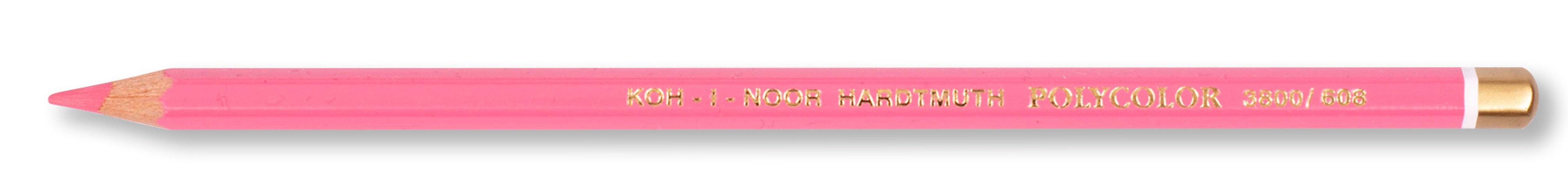 Polycolor- K&#252;nstlerfarbstifte  12 St&#252;ck  - 608 / Light French Pink  -