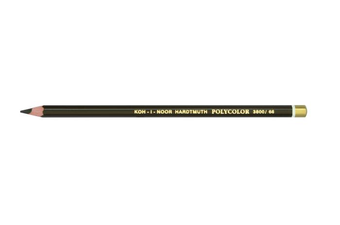 Polycolor- K&#252;nstlerfarbstifte  12 St&#252;ck  - 68 / Burnt Umber -