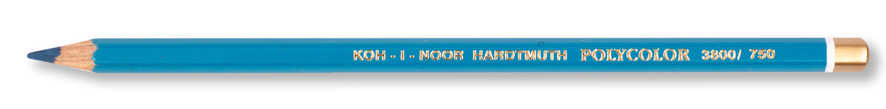 Polycolor- K&#252;nstlerfarbstifte  12 St&#252;ck  - 750 / Royal Teal -