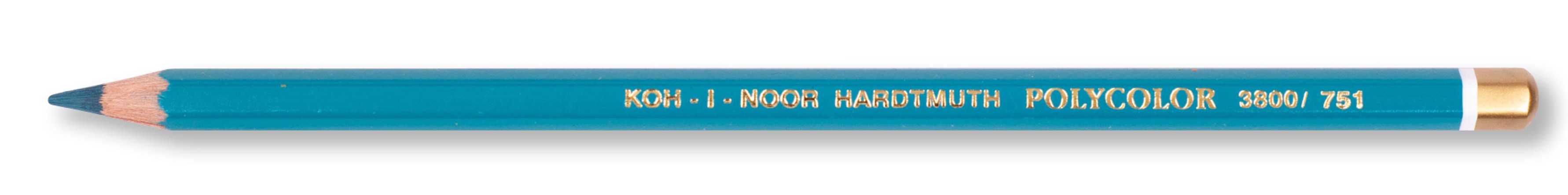 Polycolor- K&#252;nstlerfarbstifte  12 St&#252;ck  - 751 / Teal Green -