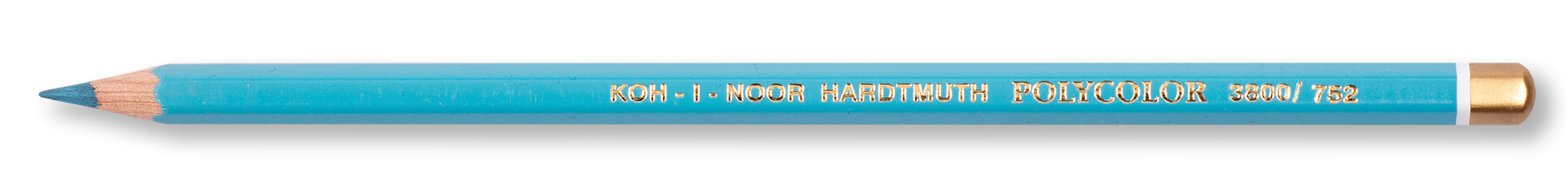 Polycolor- K&#252;nstlerfarbstifte  12 St&#252;ck  - 752 / Medium Turquoise -