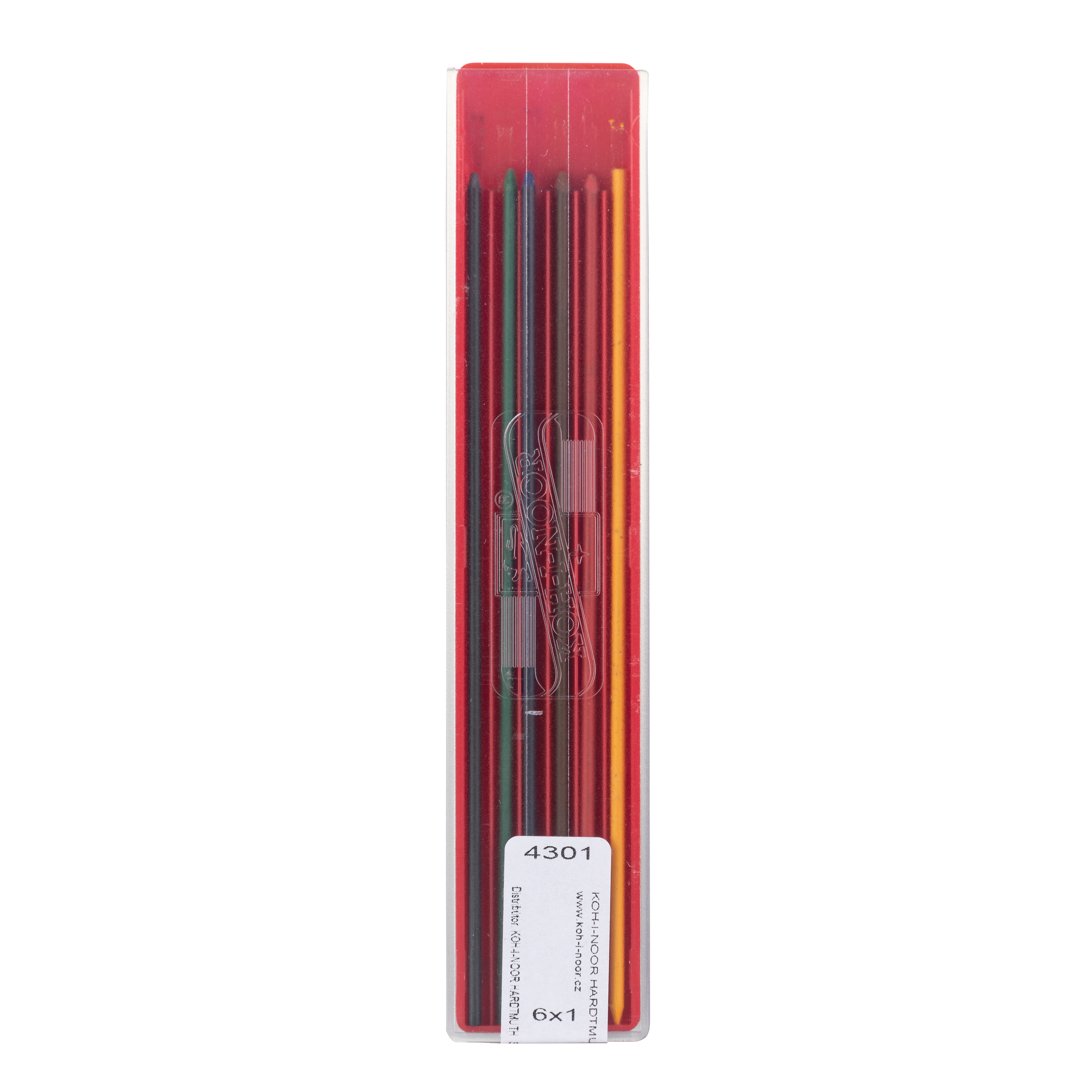 Minen -  2,0 x 120  mm Farbminen - Farb- Mix -  im  6er Pack