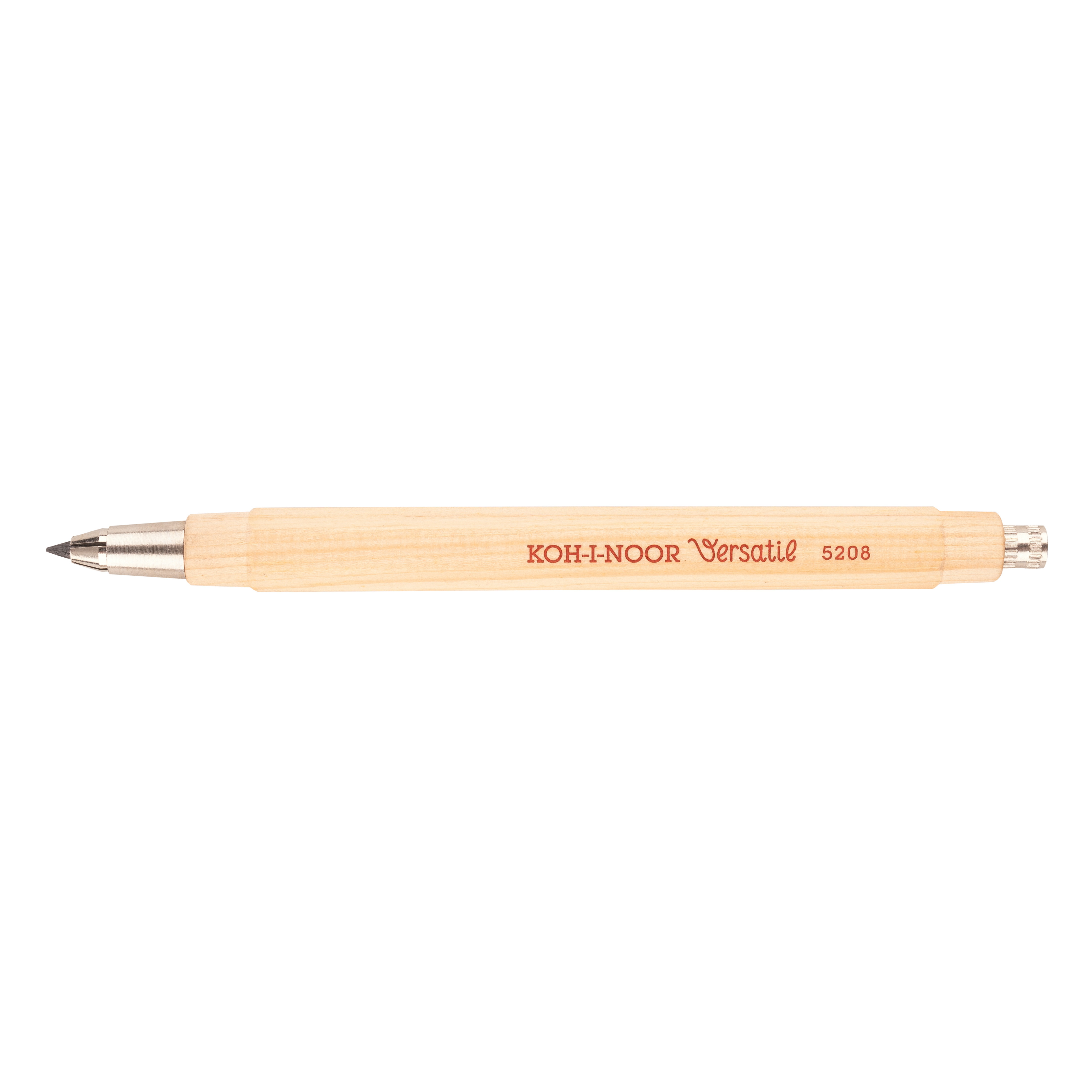 Druckbleistift  Natur Holz / Metall- Kombination   2,5 x 90 mm Mine