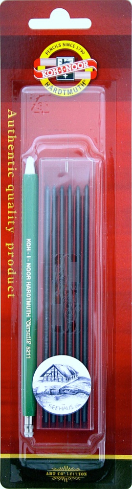 Druckbleistift Set &quot; Versatil &quot; - Stift 5211 + 1 Pack 2,0 x 120 mm,  im Blister