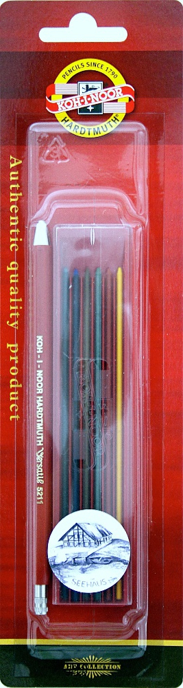 Druckbleistift Set &quot; Versatil &quot;Stift 5211 + 1 Pack 2,00 x 120 mm,  im Blister