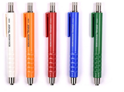 Druckbleistift  5,6 x 115 mm Mine- farblich sortiert -  inklusive Minenspitzer und Clip