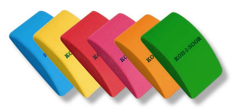 Radiergummi- &quot; Plastisch &quot; Big Mouse  / farblich sortiert ,  im 18er Pack