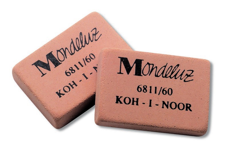 Radiergummi-  &quot;Mondeluz&quot; eckig  ,  im  60er Pack