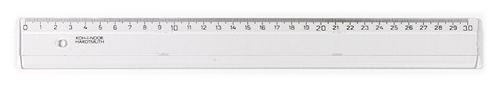 Lineal - Plast 30 cm Skala - Transparent
